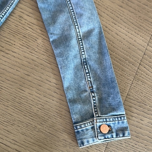 J Crew / Crewcuts XL 12-14 Girls Denim Jacket Never Worn - Picture 5 of 6